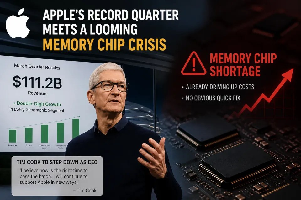 Apple's Record Quarter Meets a Looming Memory Chip Crisis
