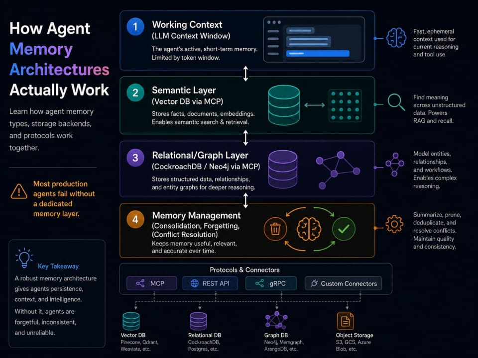 How Agent Memory Architectures Actually Work